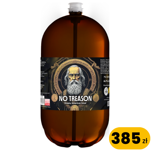 No Treason - Hoppy American Stout -Alk. 7%obj. 16 PLATO, 30 L KEG jednorazowy