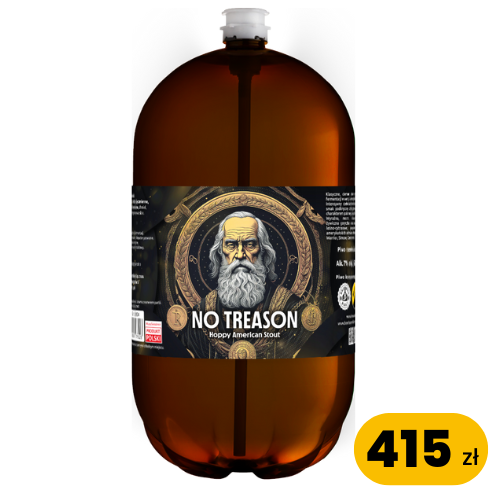 No Treason - Hoppy American Stout -Alk. 7%obj. 16 PLATO, 30 L KEG jednorazowy
